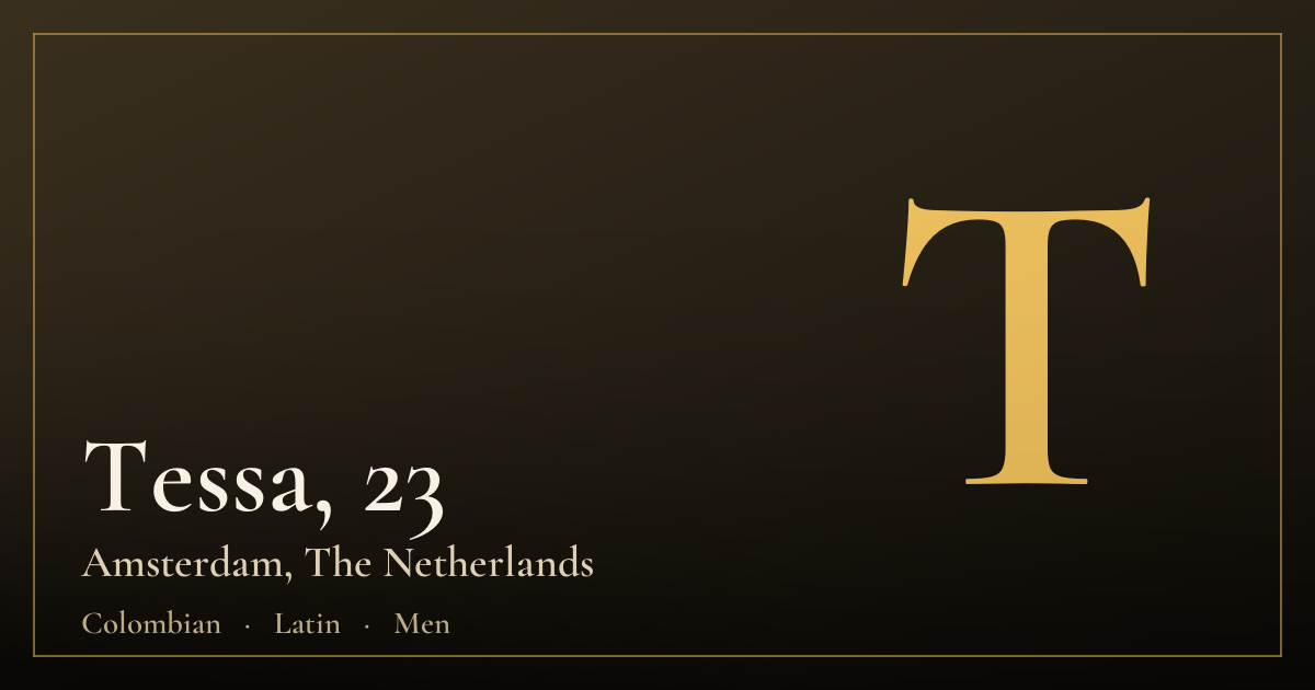 Tessa, 23 — Amsterdam
