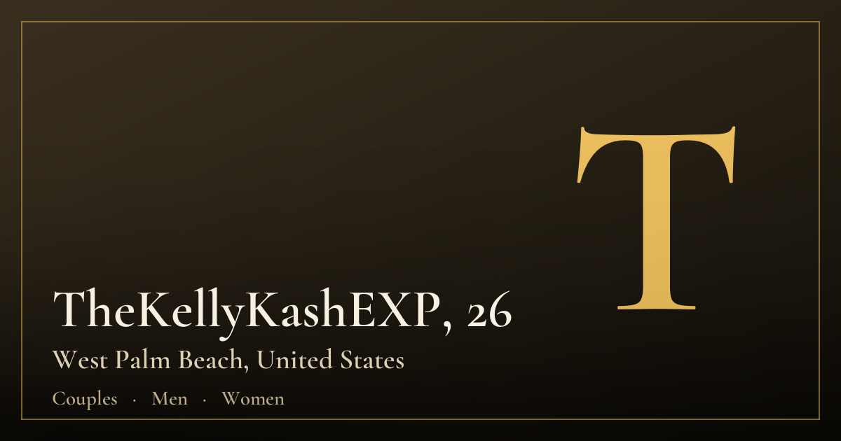 TheKellyKashEXP, 26 — West Palm Beach