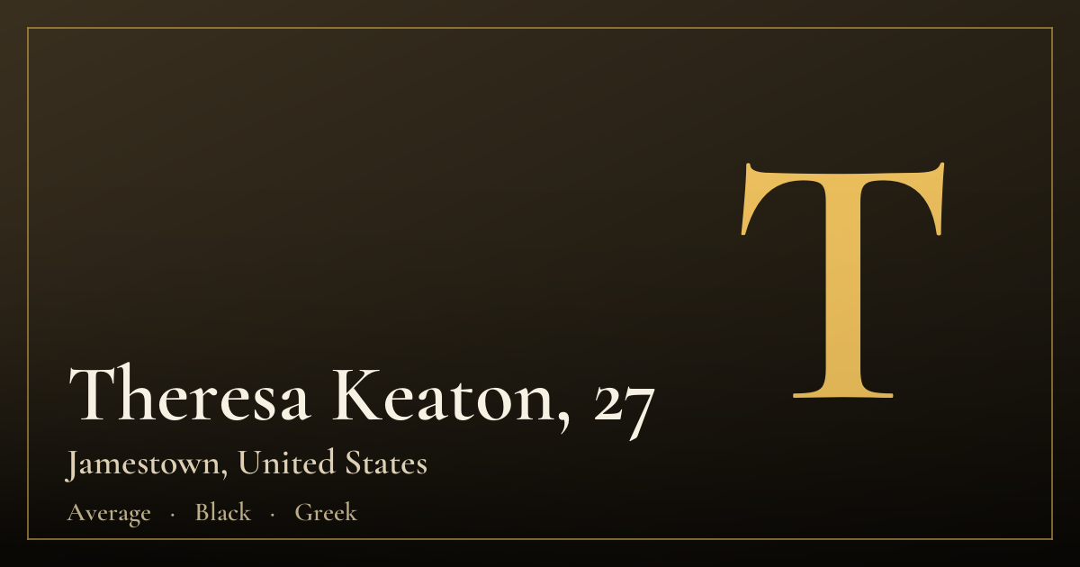 Theresa Keaton, 27 — Jamestown