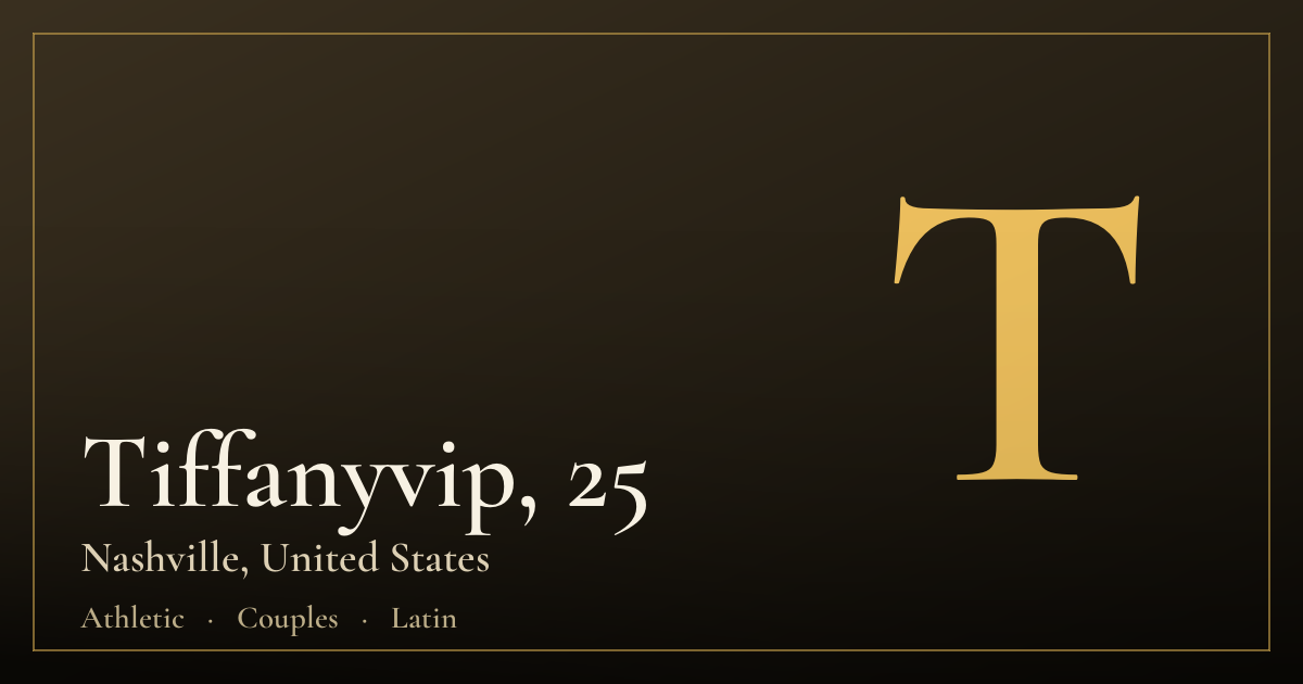 Tiffanyvip, 25 — Nashville