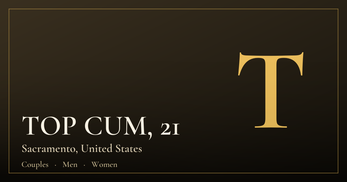 TOP CUM, 21 — Sacramento