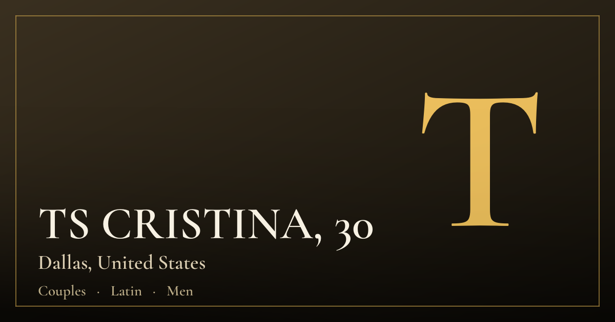 TS CRISTINA, 30 — Dallas