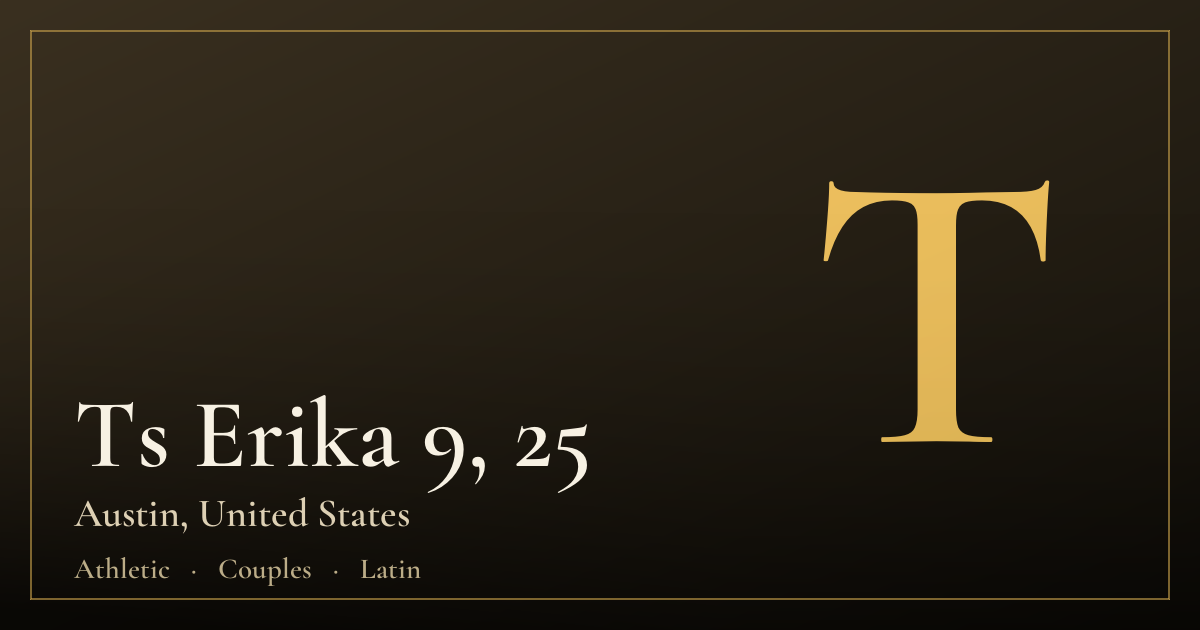 Ts Erika 9, 25 — Austin