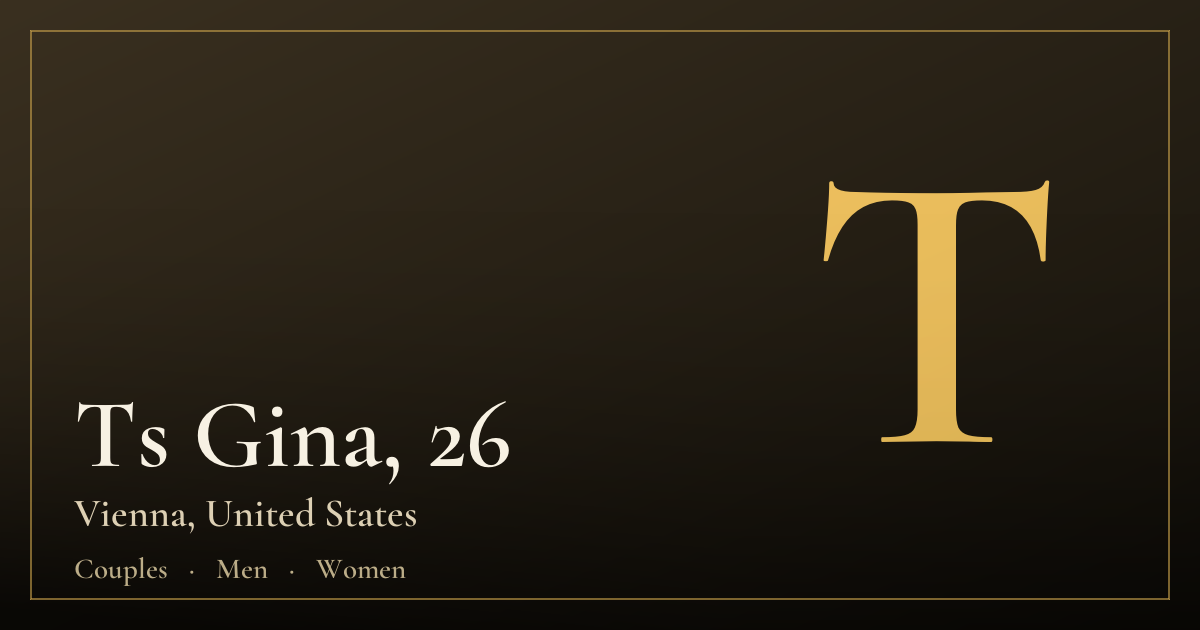 Ts Gina, 26 — Vienna