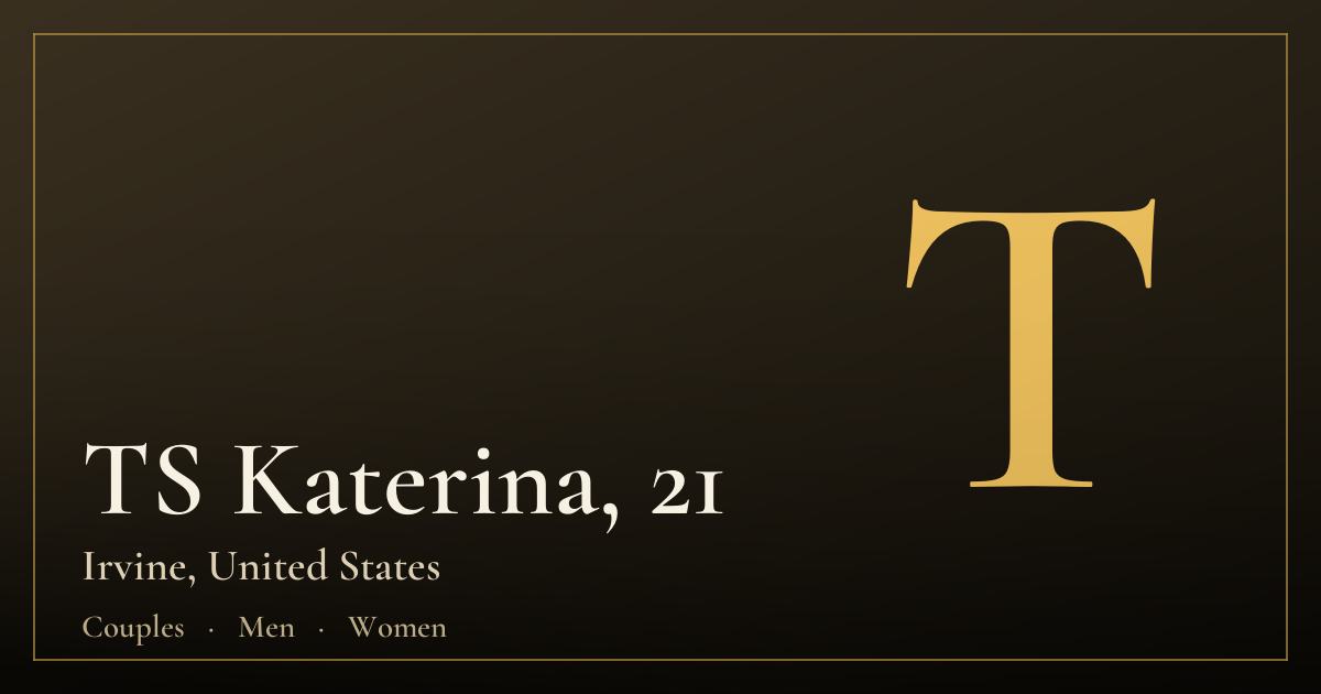 TS Katerina, 21 — Irvine