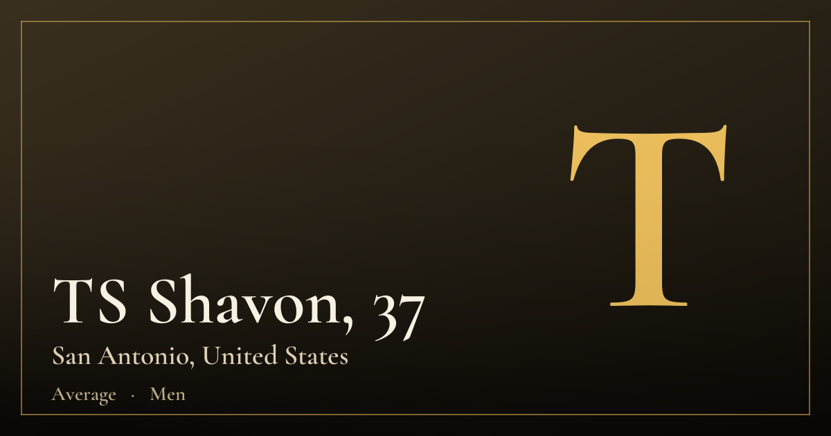 TS Shavon, 37 — San Antonio