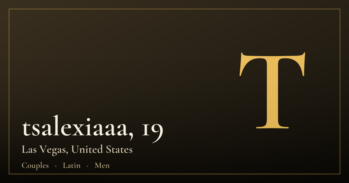 tsalexiaaa, 19 — Las Vegas