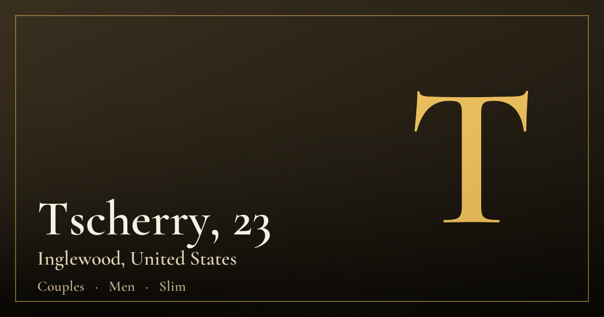Tscherry, 23 — Inglewood