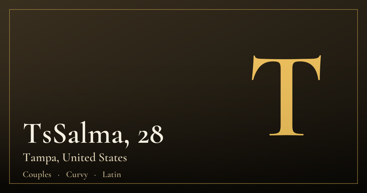 TsSalma, 28 — Tampa