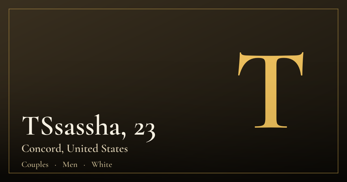 TSsassha, 23 — Concord