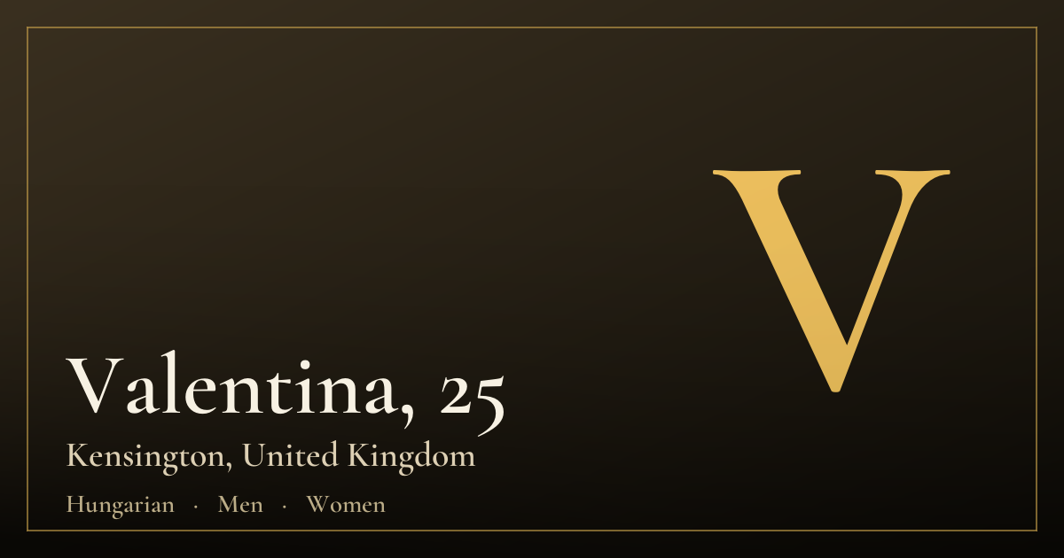Valentina, 25 — Kensington