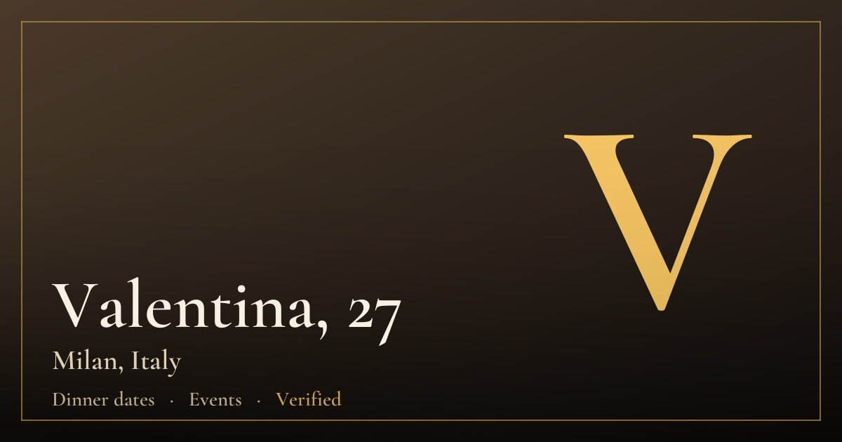 Valentina, 27 — Milan