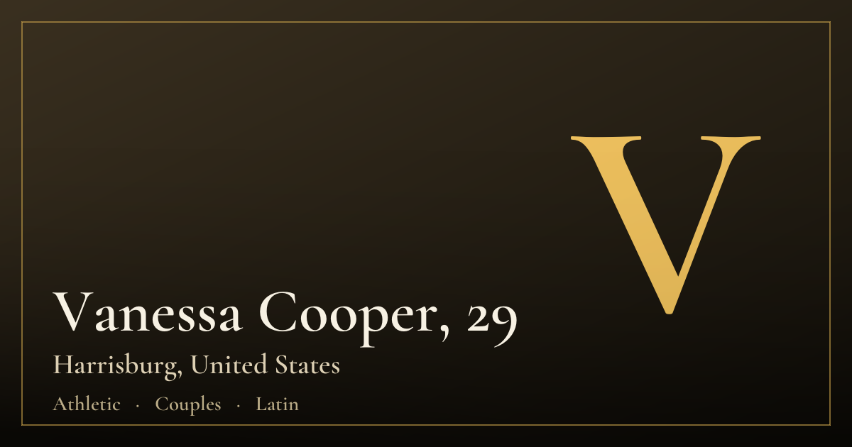 Vanessa Cooper, 29 — Harrisburg
