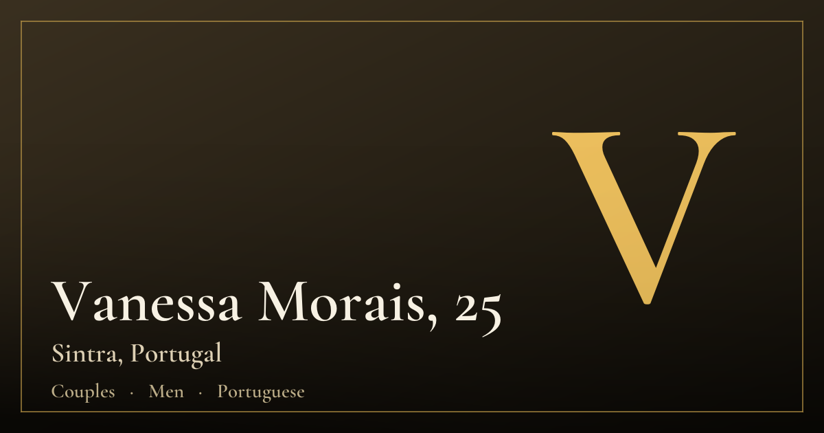 Vanessa Morais, 25 — Sintra