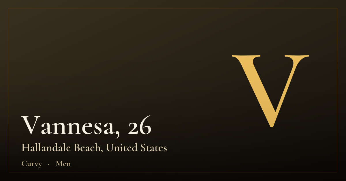 Vannesa, 26 — Hallandale Beach
