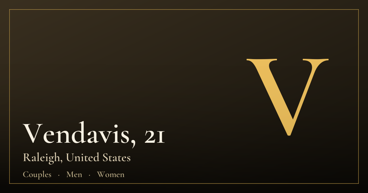 Vendavis, 21 — Raleigh