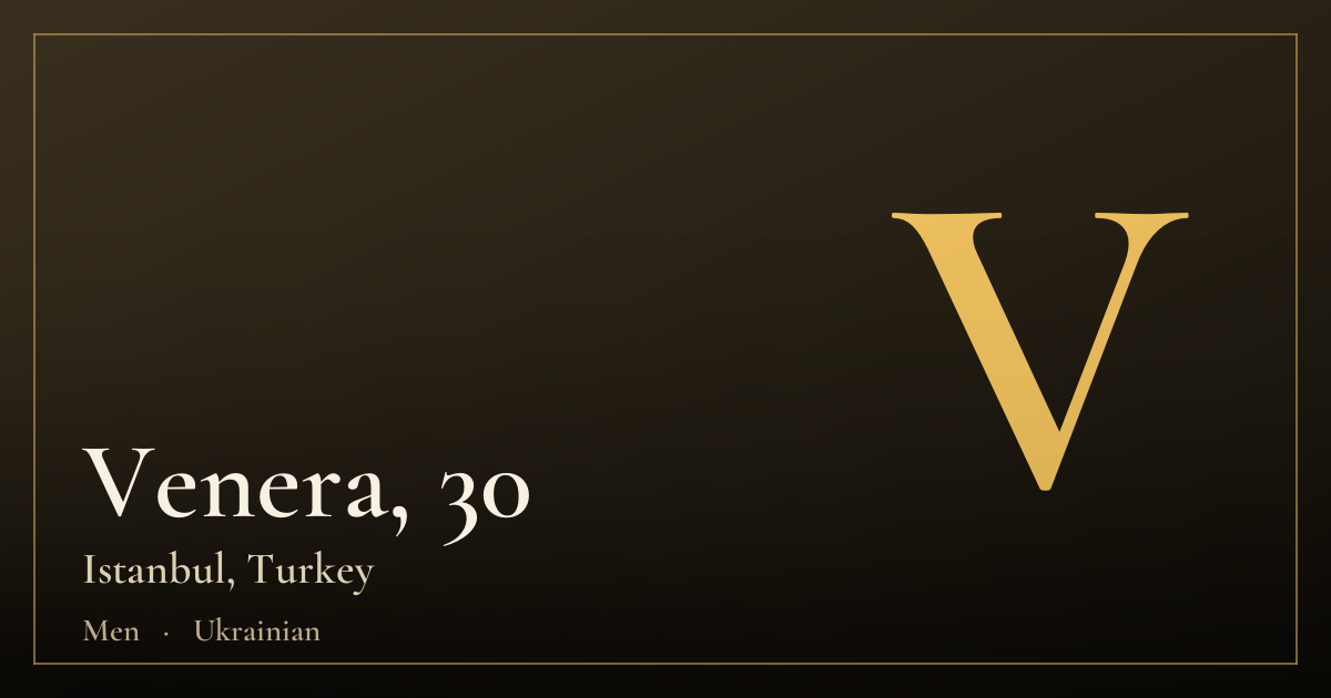 Venera, 30 — Istanbul
