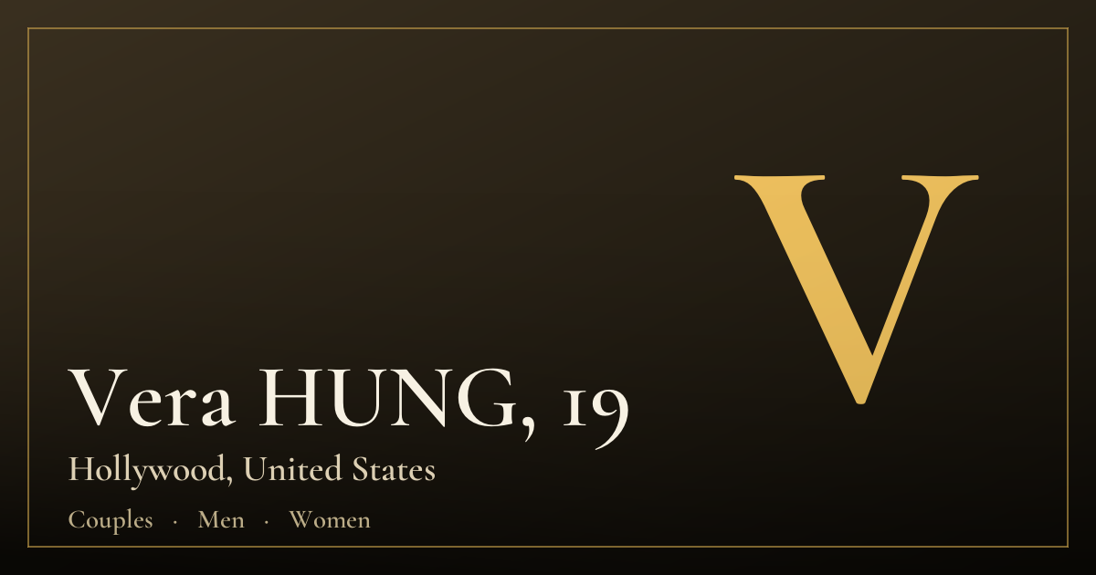 Vera HUNG, 19 — Hollywood