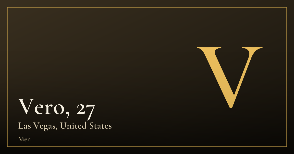 Vero, 27 — Las Vegas