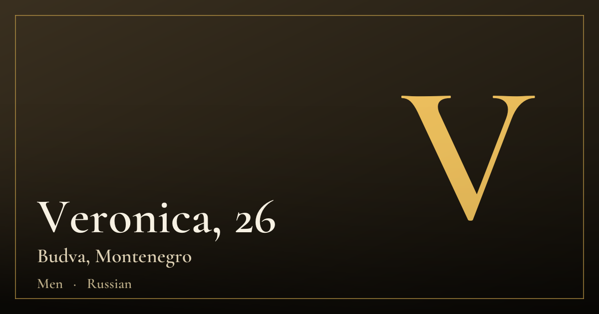 Veronica, 26 — Budva