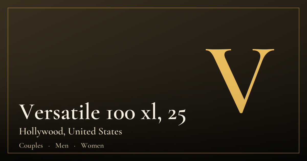 Versatile 100 xl, 25 — Hollywood
