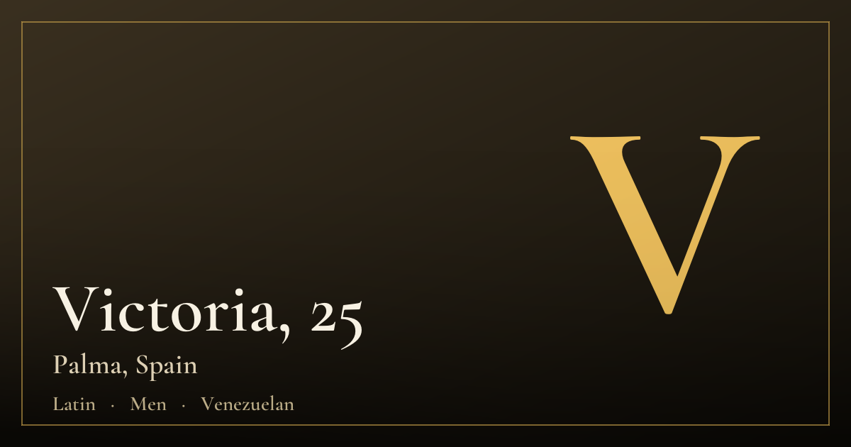 Victoria, 25 — Palma