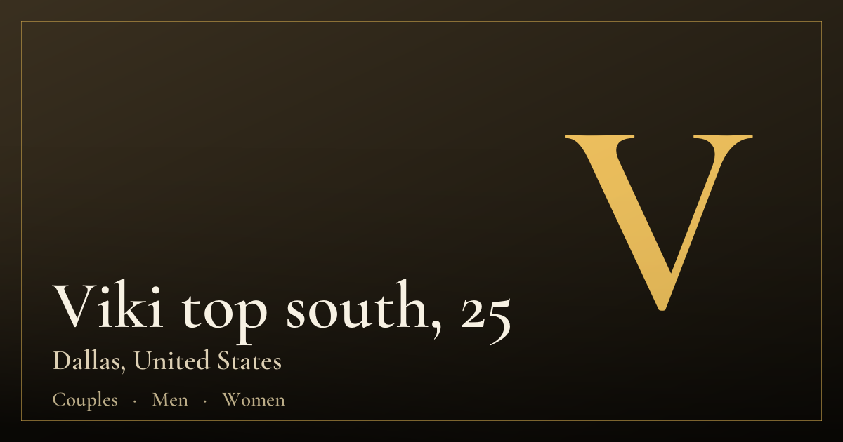 Viki top south, 25 — Dallas
