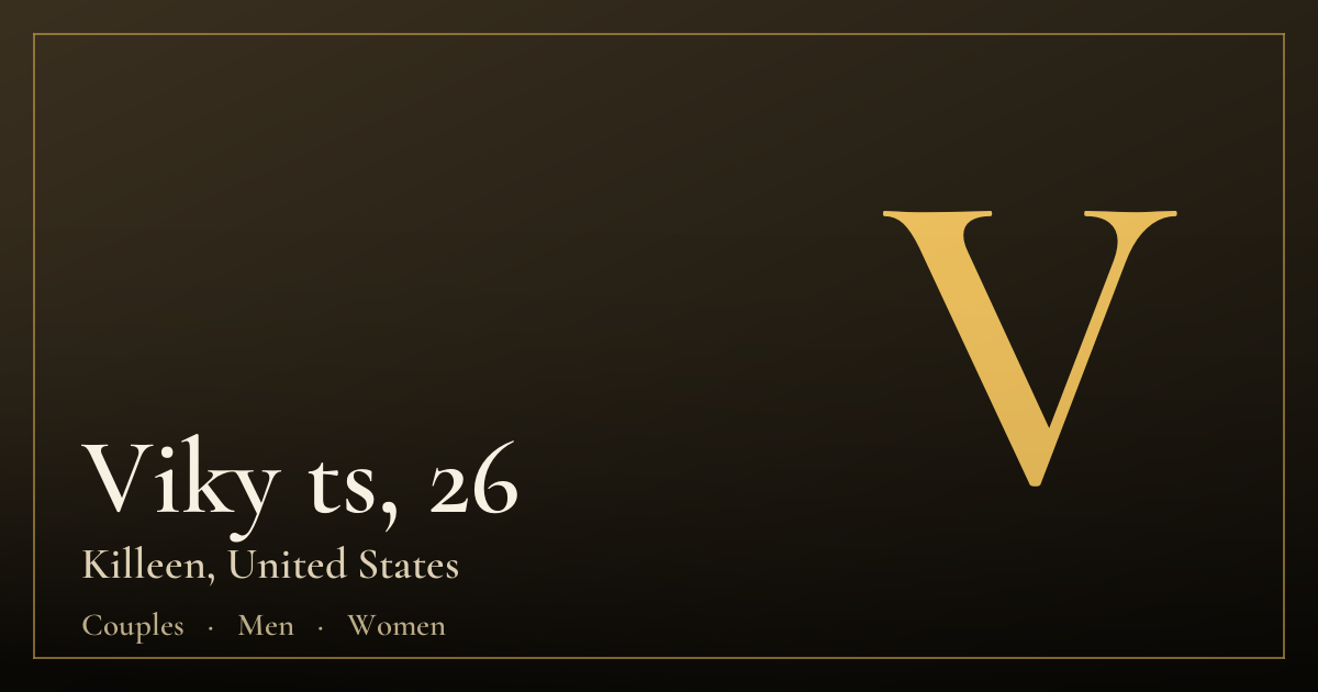 Viky ts, 26 — Killeen