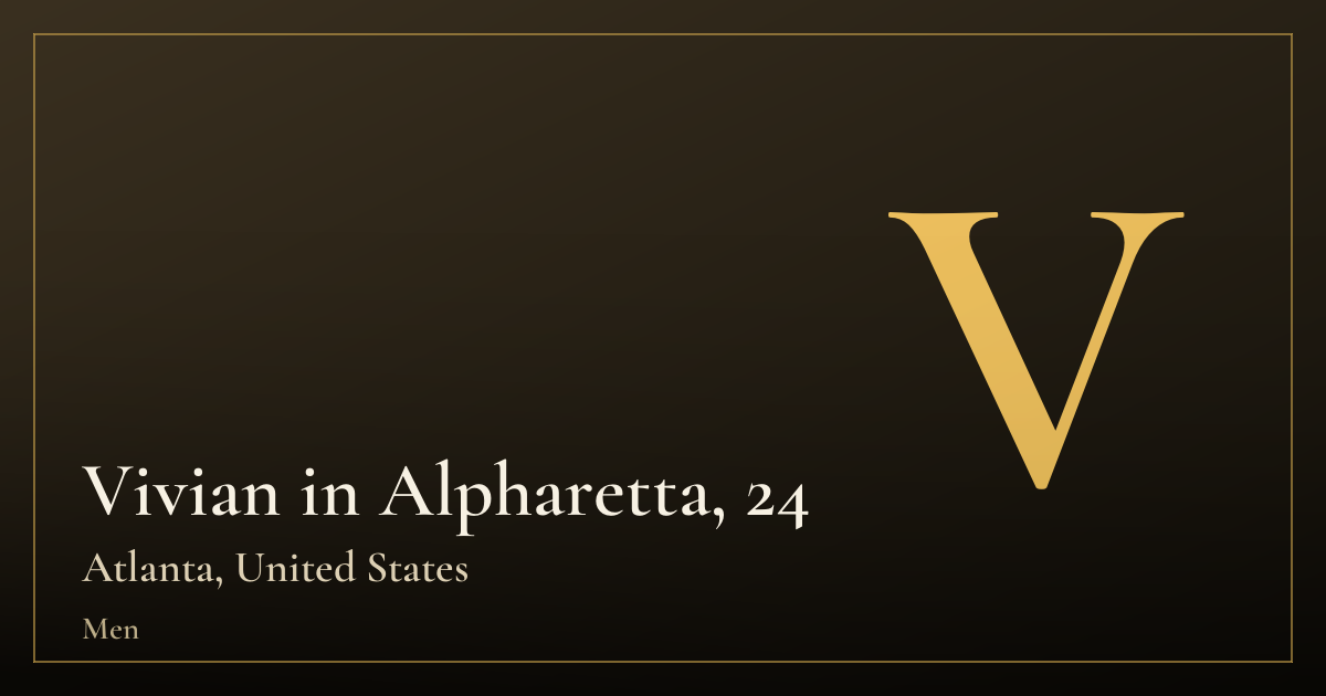Vivian in Alpharetta, 24 — Atlanta