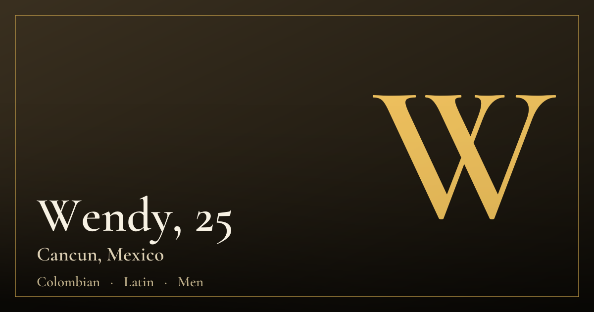 Wendy, 25 — Cancun