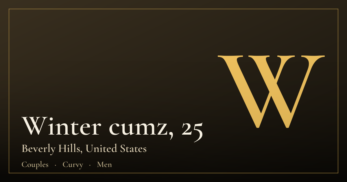 Winter cumz, 25 — Beverly Hills