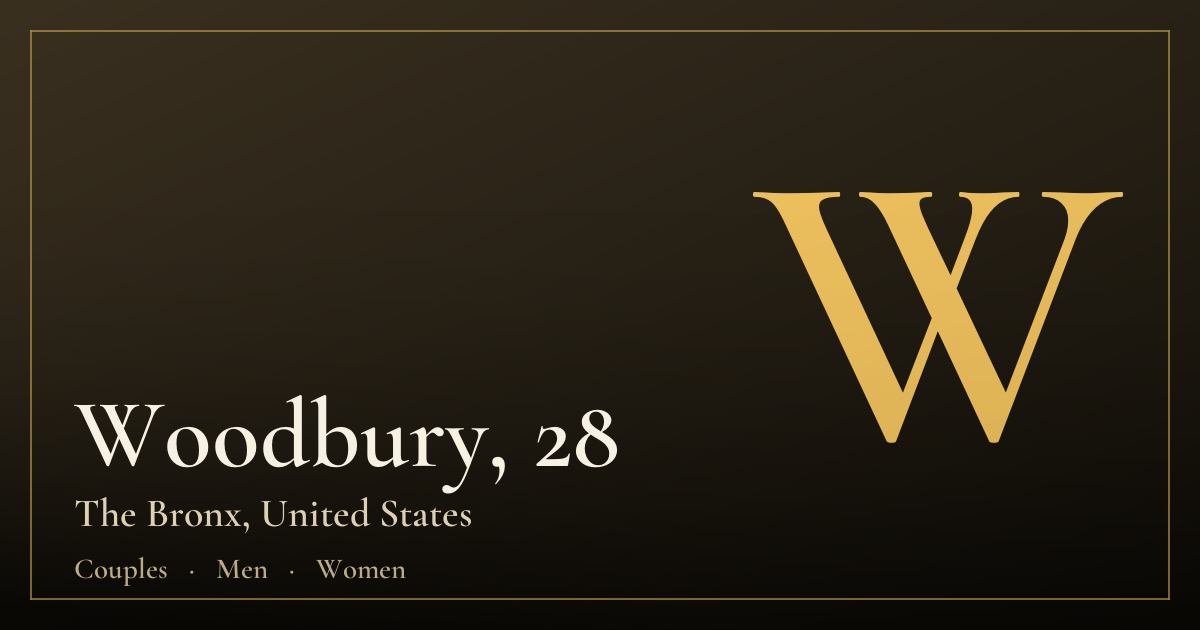 Woodbury, 28 — The Bronx