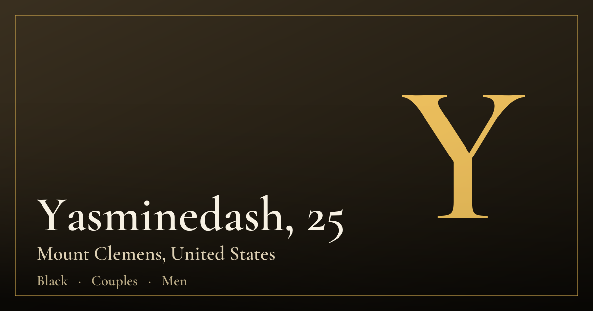Yasminedash, 25 — Mount Clemens