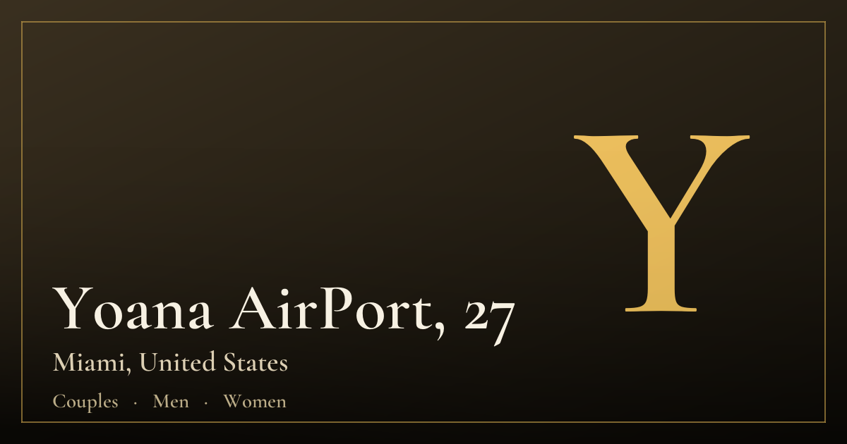 Yoana AirPort, 27 — Miami