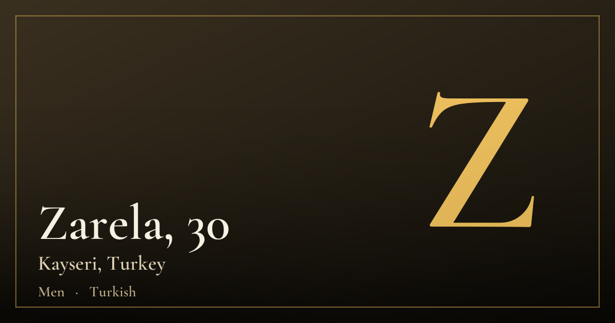 Zarela, 30 — Kayseri