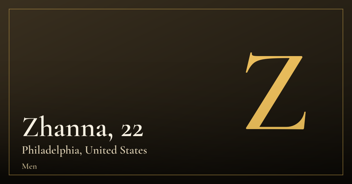 Zhanna, 22 — Philadelphia