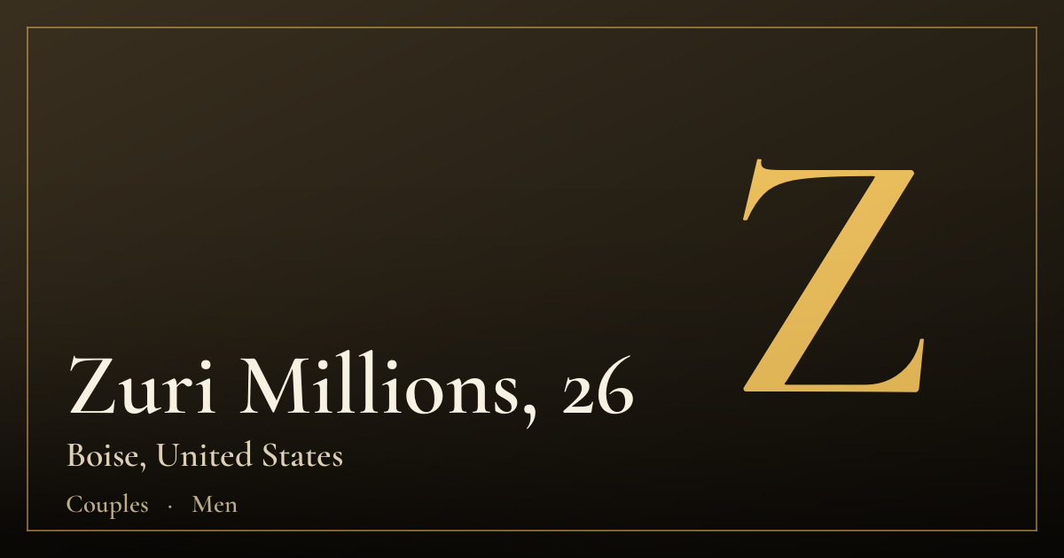 Zuri Millions, 26 — Boise
